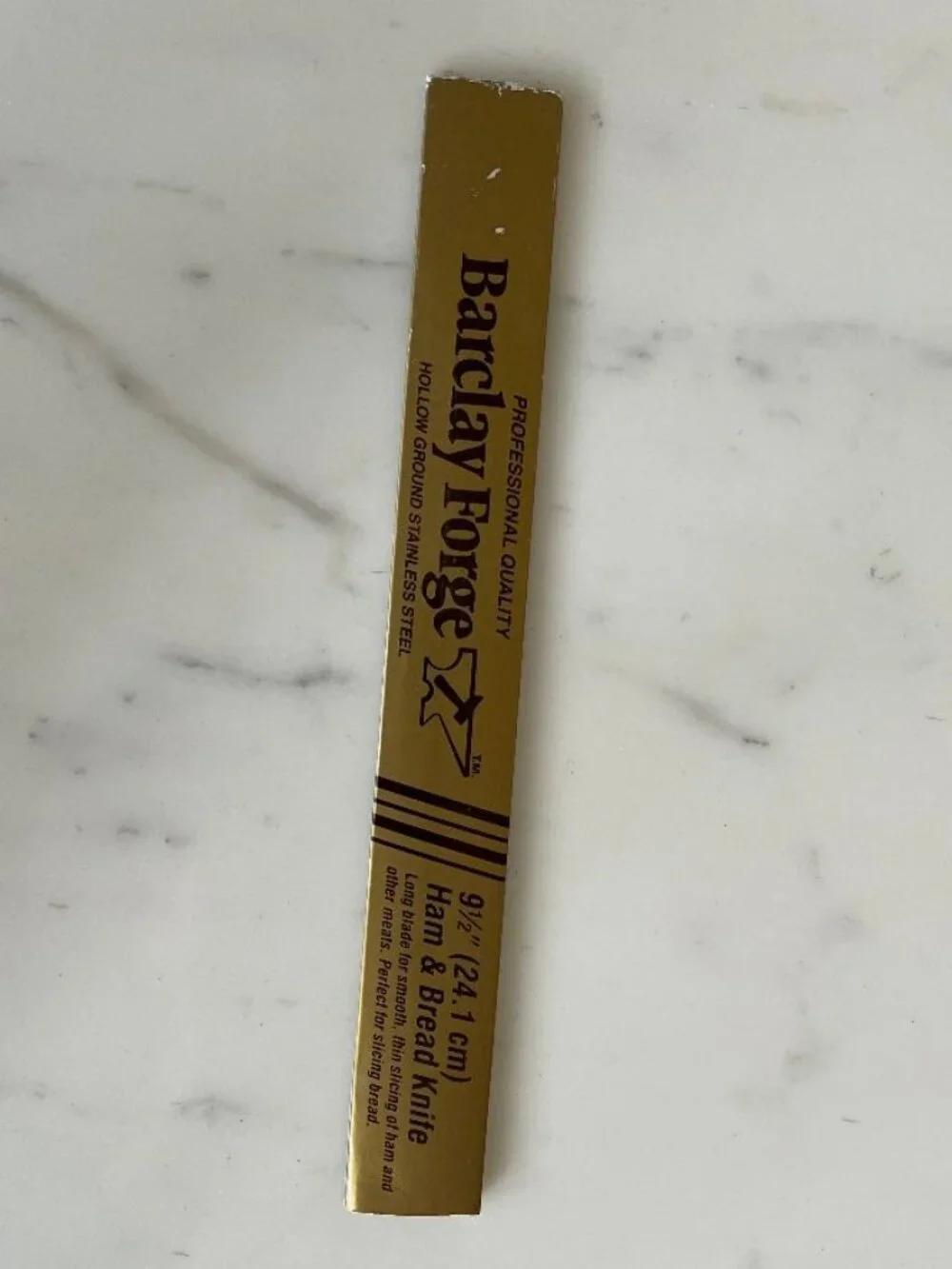 Barclay Forge Steel 9-1/2 Inch Ham & Bread Knife
